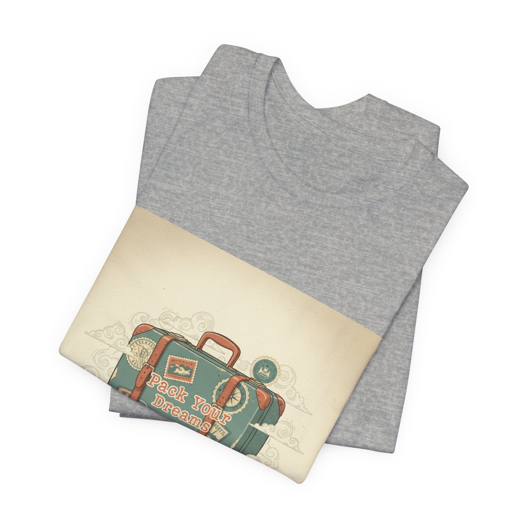 Retro Travel Postcard Tee | passport stamp, wanderlust design