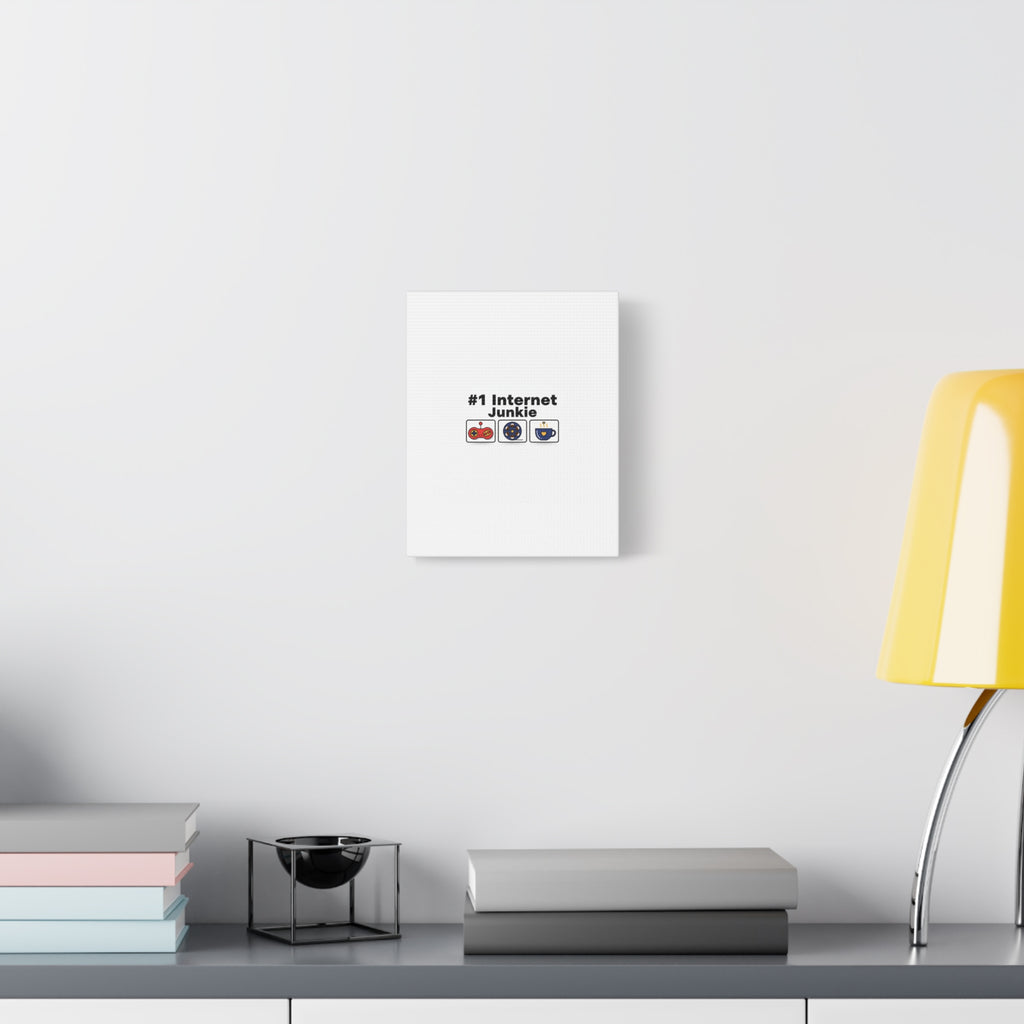 #1 Internet Junkie Matte Canvas | Top-List Ranking Poster