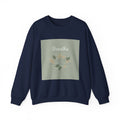 Breathe mountain leaf design Sweatshirt | nature vibes, calming minimal