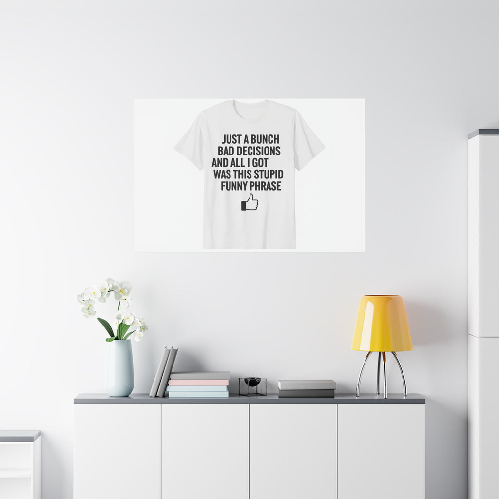 self-deprecating quote Canvas | sarcastic introvert wall art, anxiety humor