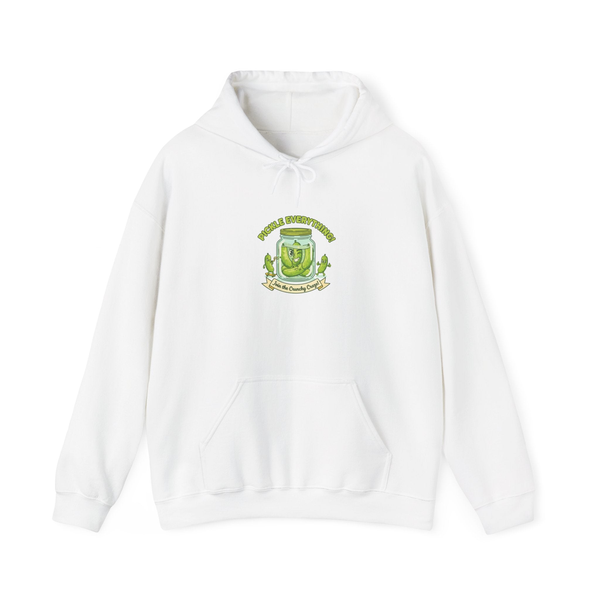 Pickle Enthusiast Crest Hoodie | brine design, pickle lover apparel