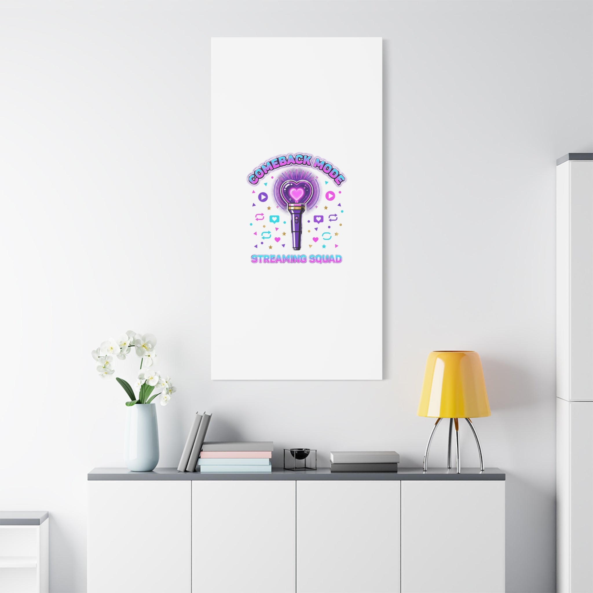 Comeback Mode Lightstick Canvas | K-pop Comeback, Streaming Squad