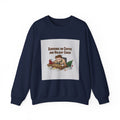 Surviving on Coffee and Holiday Cheer Sweatshirt | holiday burnout, festive but tired