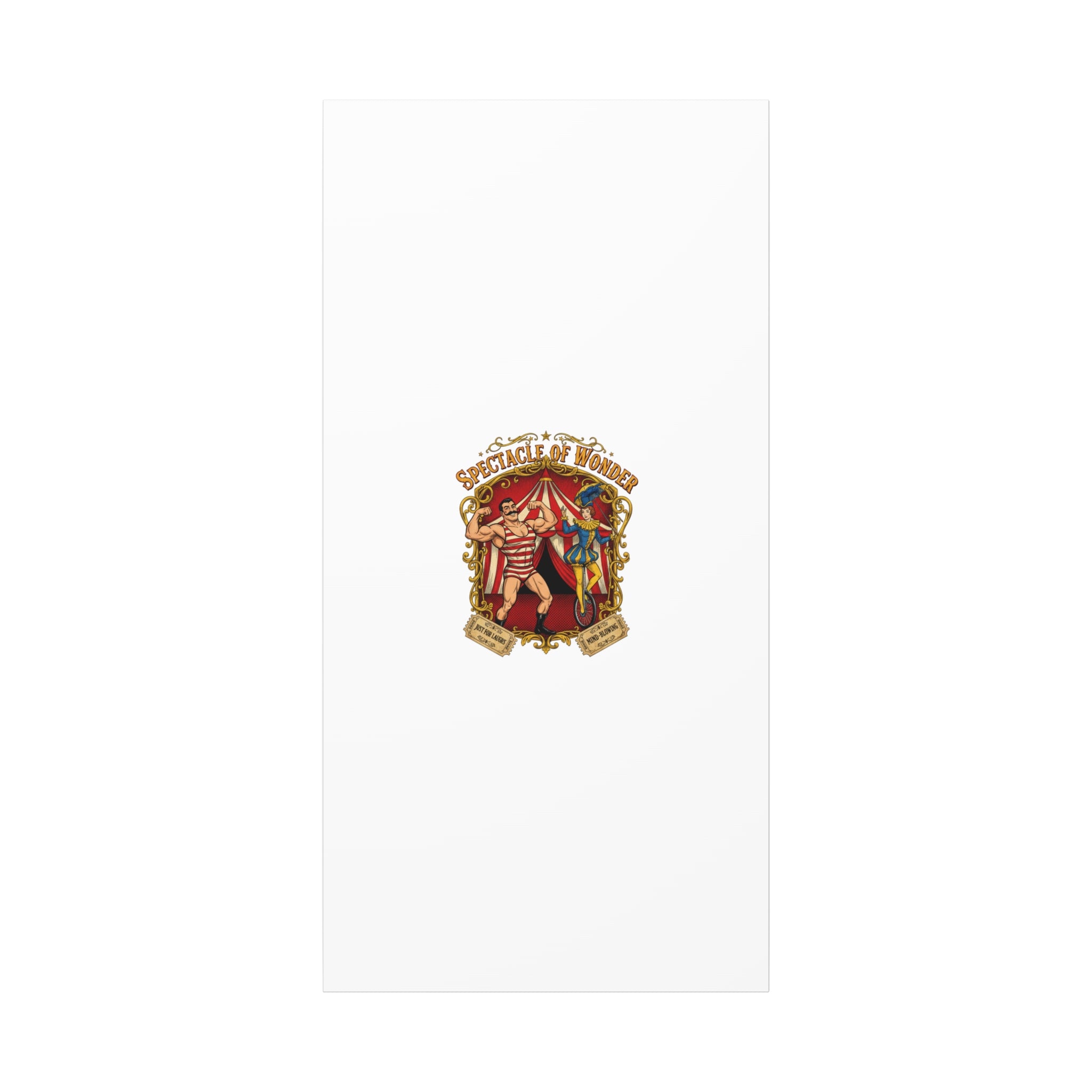 Spectacle of Wonder Circus Art Print, Canvas | Vintage Carnival Design