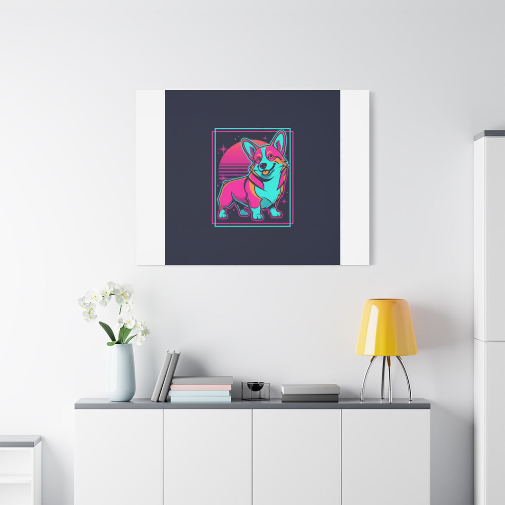 Platonic Love Corgi Canvas | Friendship Valentine, Galentine’s Wall Art