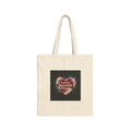 Love's Beautiful Chaos Tote | Soft Grunge Heart, Distressed Valentine Collage