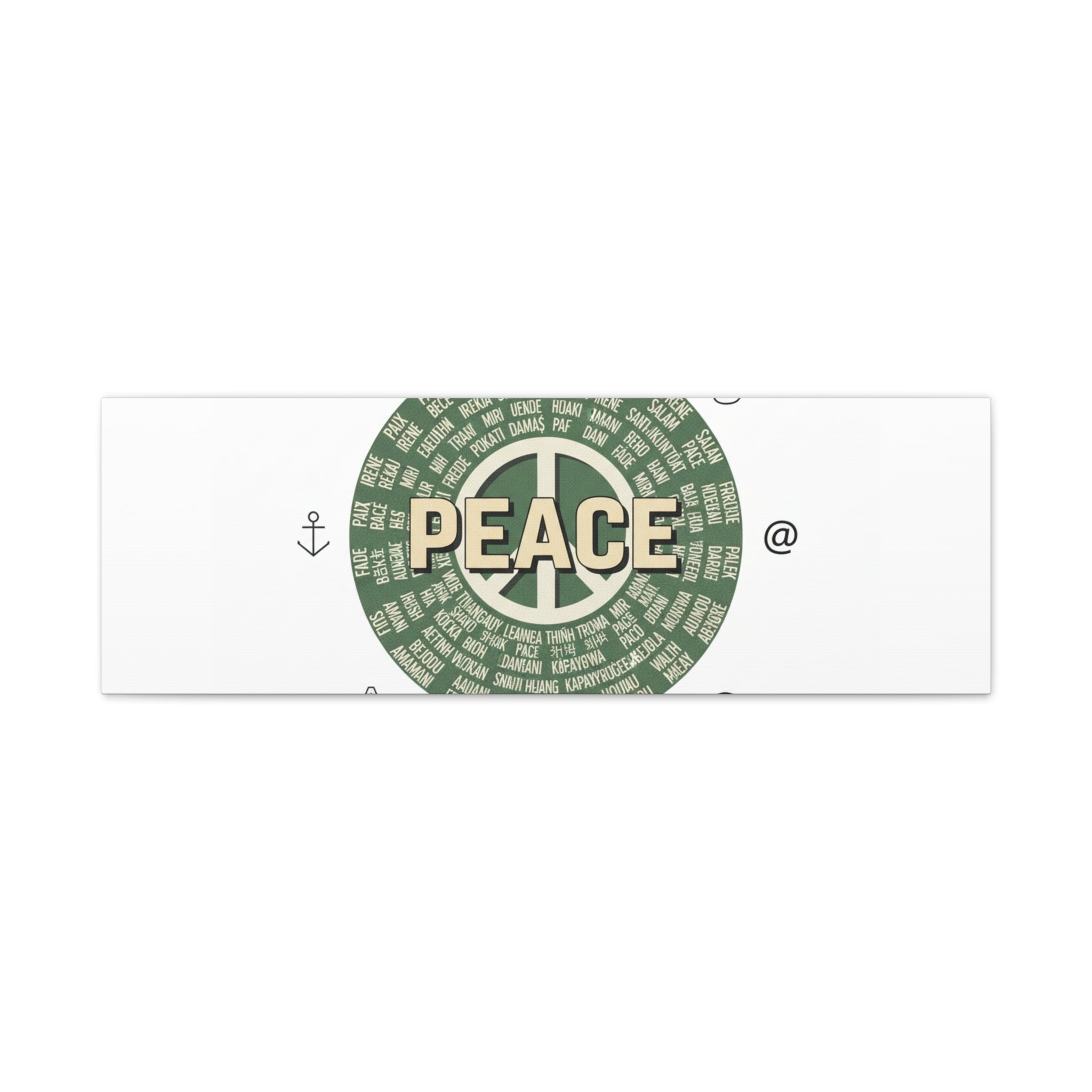 Peace doodle canvas | hand drawn sketch aesthetic, handwritten message