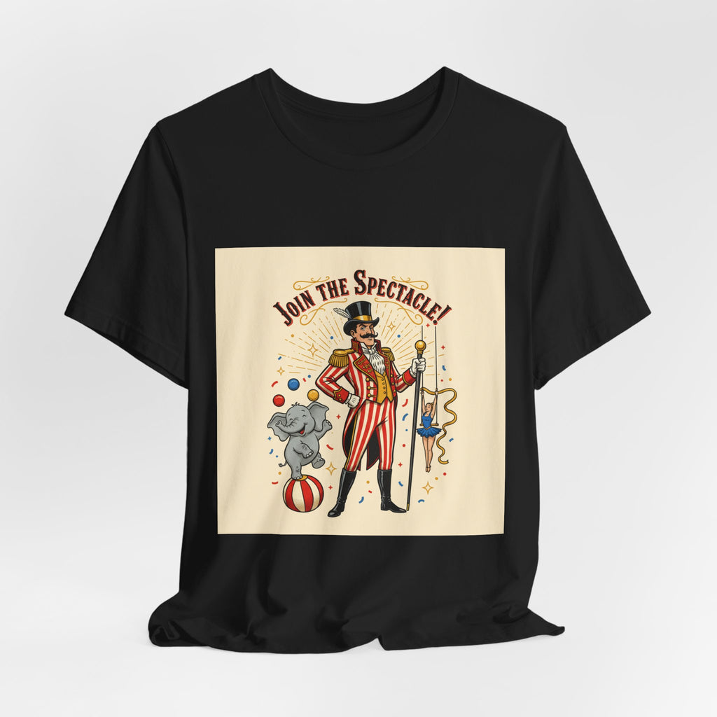 Vintage Circus Ringmaster Tee | vintage carnival design, big top shirt