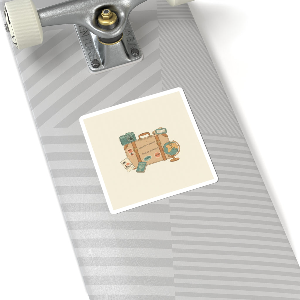 Wanderlust Postage Sticker | Retro Travel postcard, passport stamp vibes