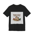 Surviving on Coffee and Holiday Cheer Tee | holiday stress shirt, festive but tired