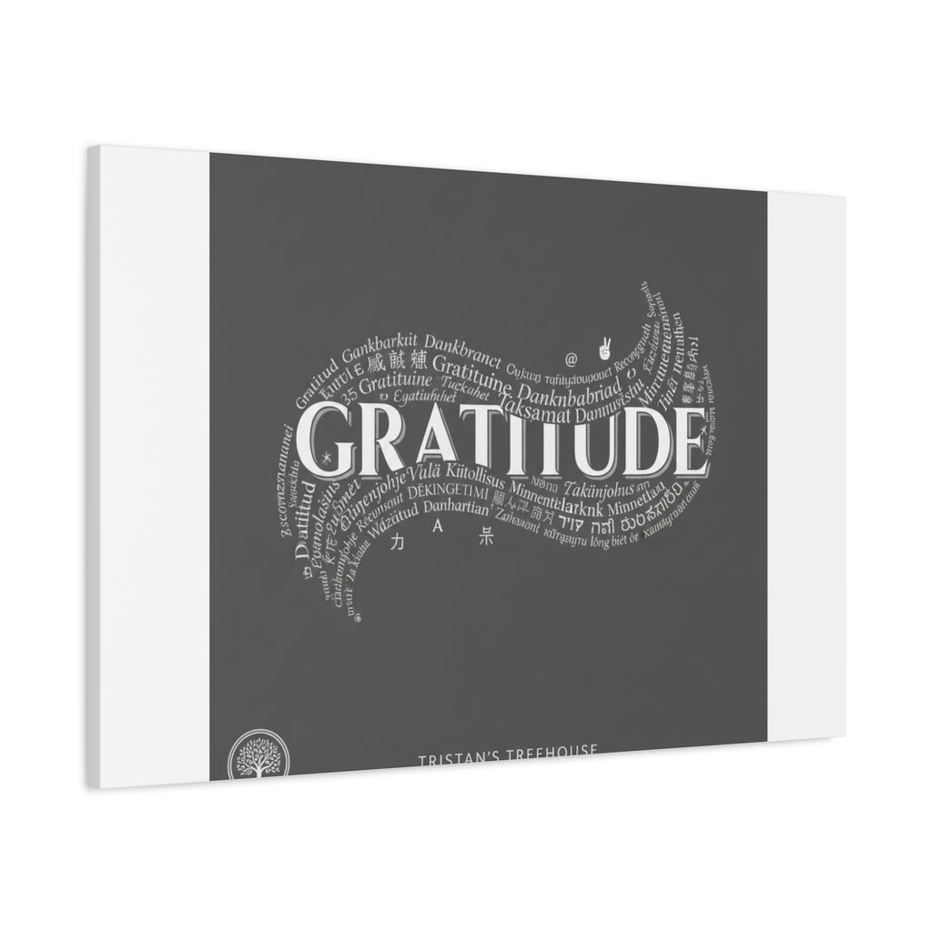 Gratitude Wall Art Matte Canvas | Tiny Treats, sweet uplifting print