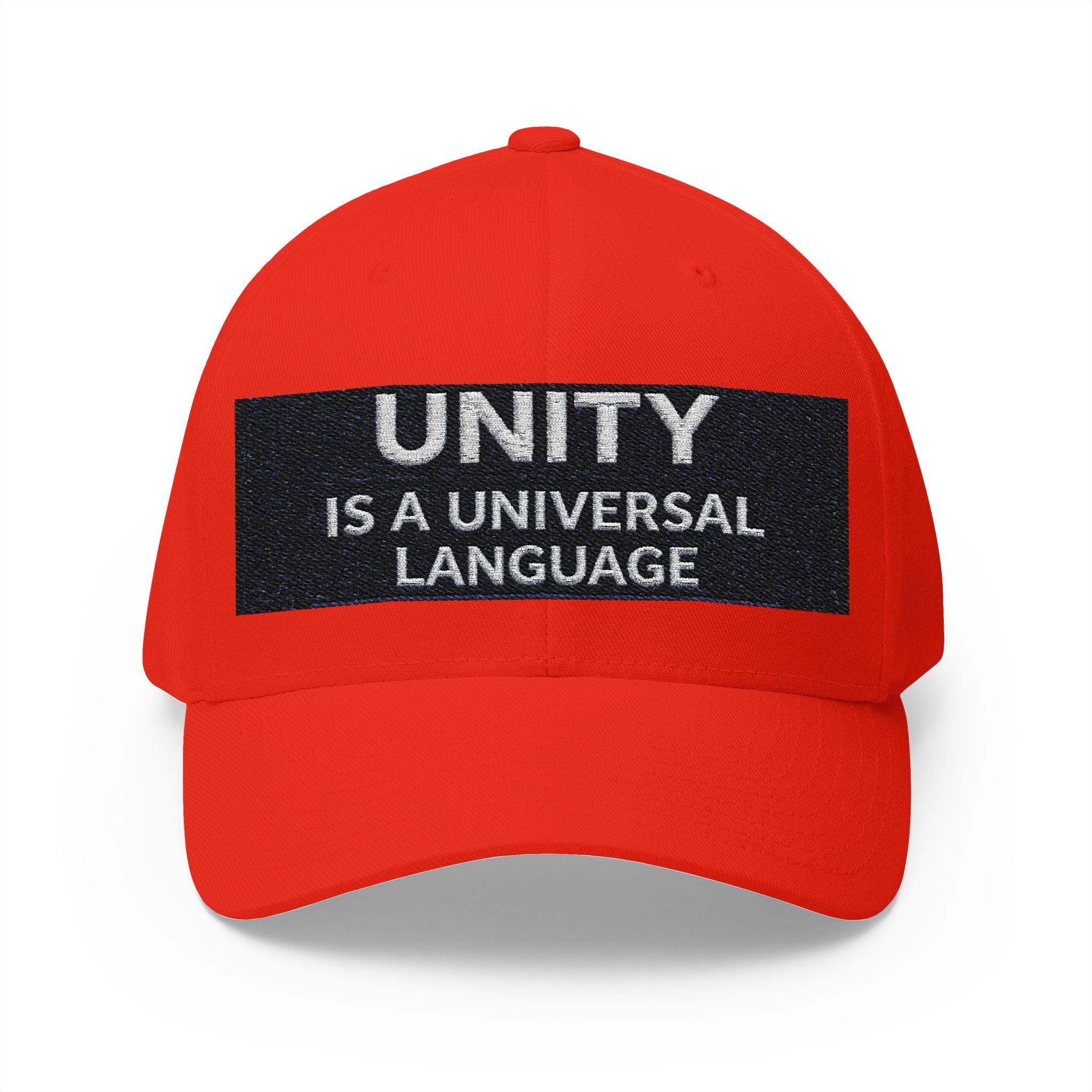 Unity Embroidered Cap — "Unity Is A Universal Language" Structured Hat