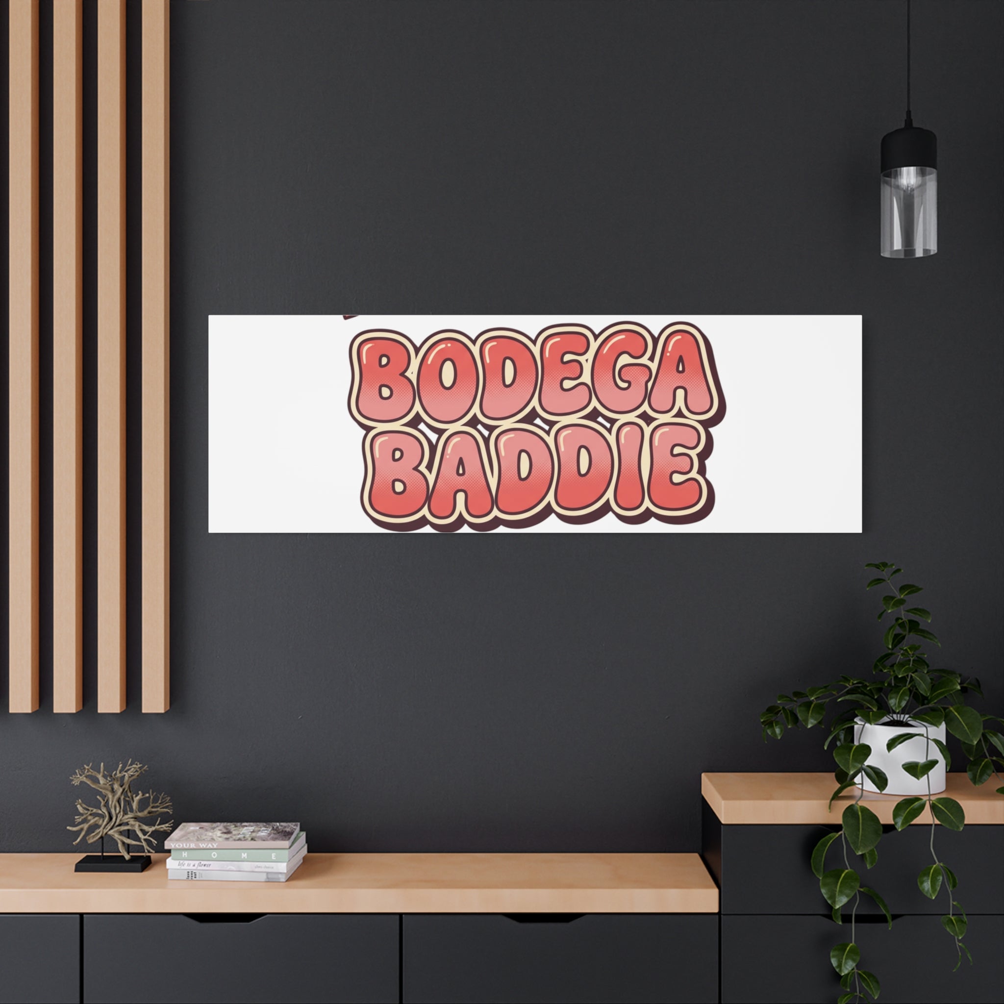 Bodega Baddie Matte Canvas, Stretched | NYC Y2K Corner Store Vibes