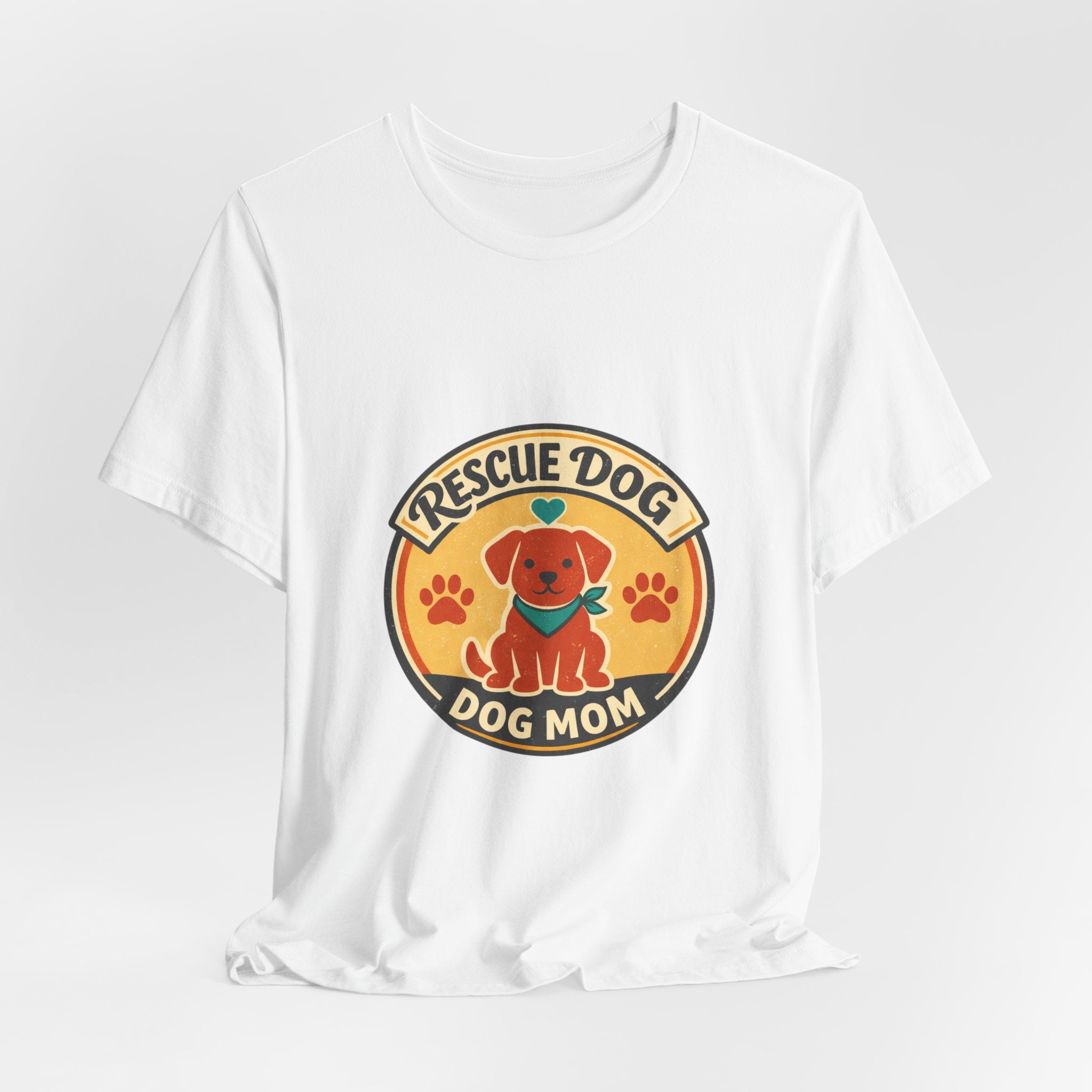 Rescue Dog Dog Mom Tee | rescue pride, fur baby