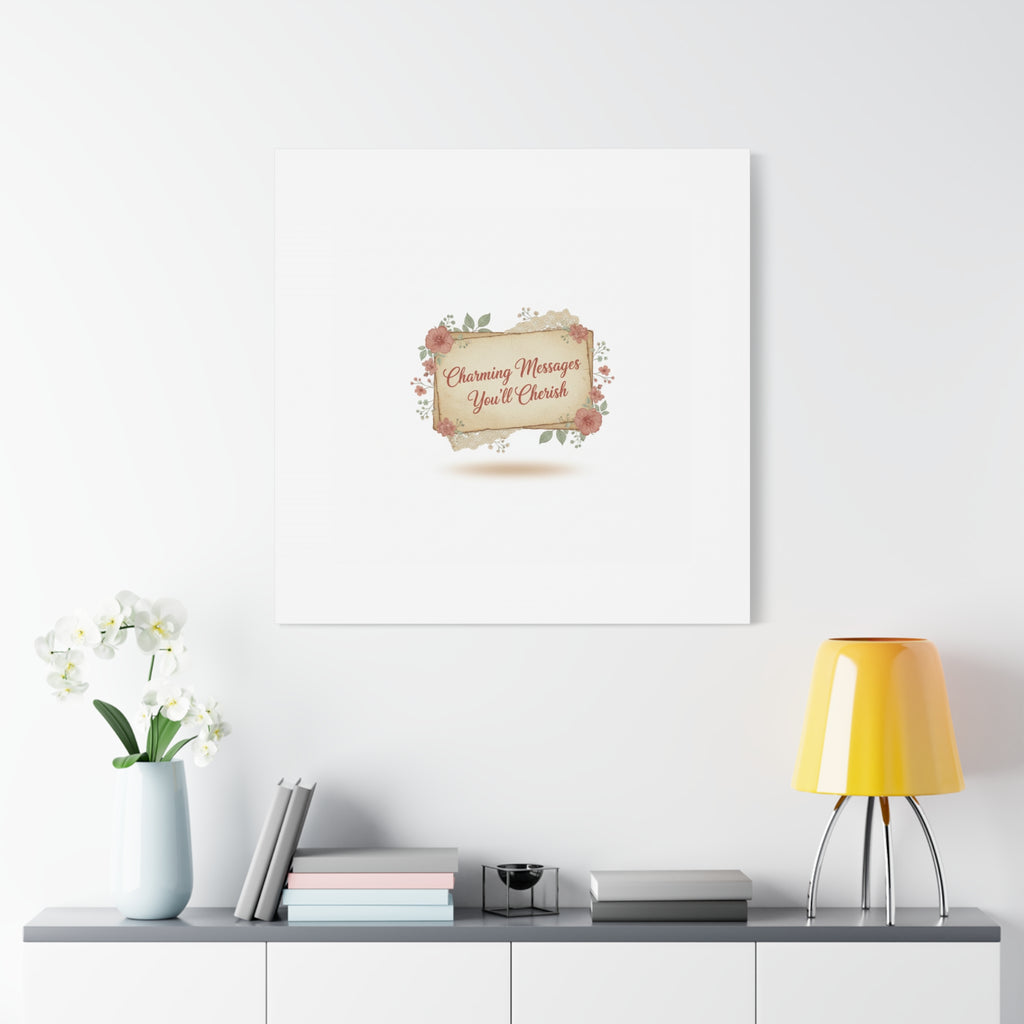 Love Letter Collage Canvas, Vintage Letter Art, Wax Seal Romance Print