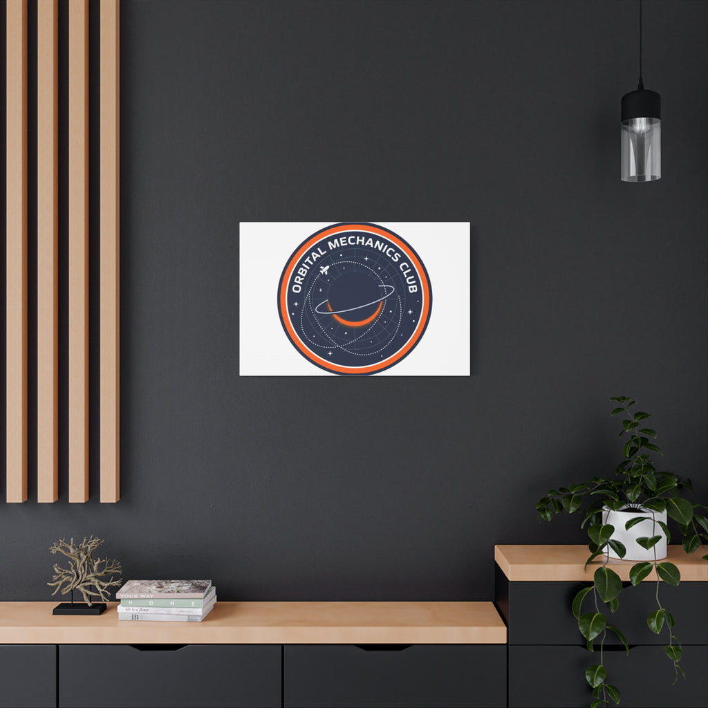 Orbital Mechanics Club Canvas | mission patch, space science