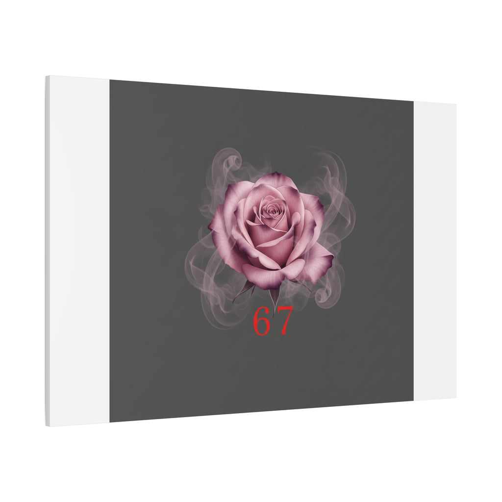 6 7 Valentine's Canvas | Viral Gothic Rose Wall Art | 6 7 Meaning Dark Romance
