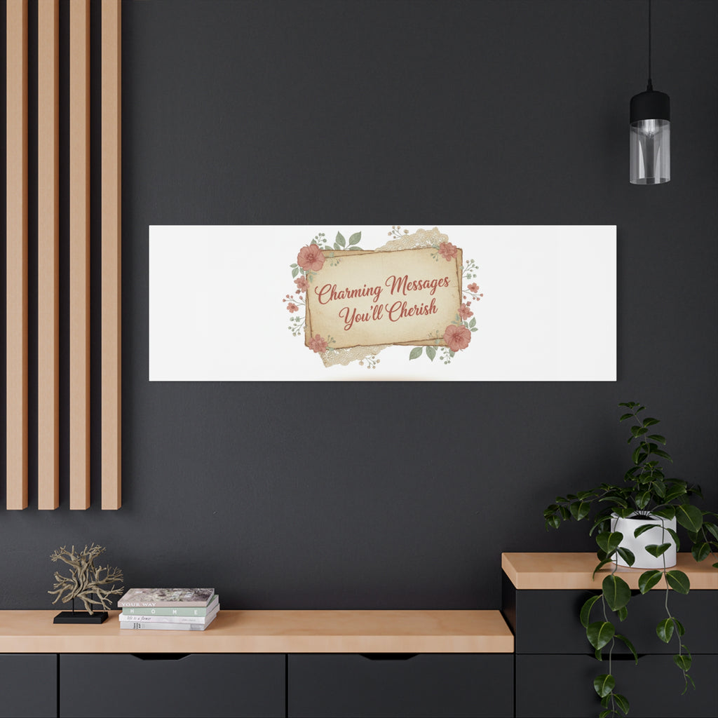 Love Letter Collage Canvas, Vintage Letter Art, Wax Seal Romance Print