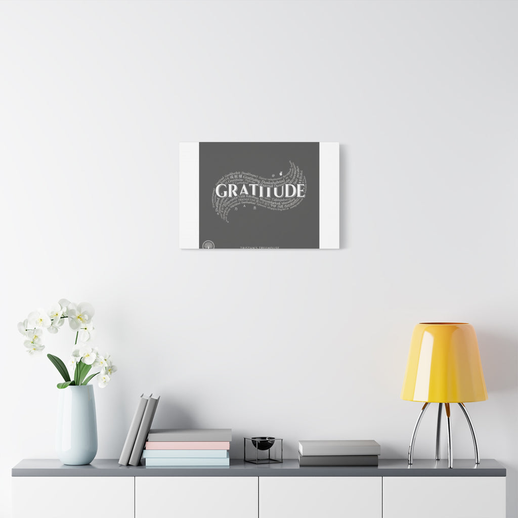 Gratitude Wall Art Matte Canvas | Tiny Treats, sweet uplifting print