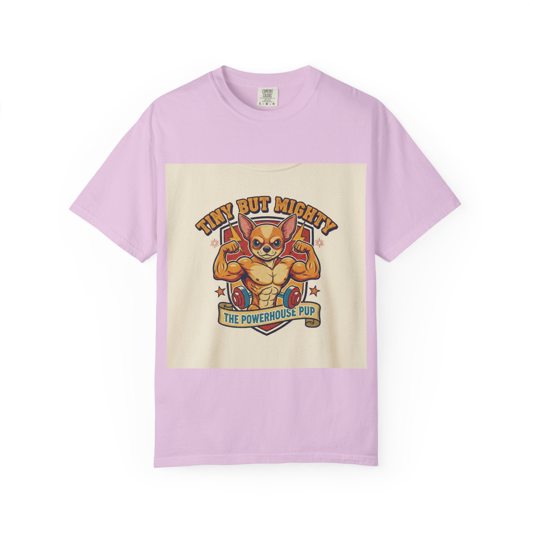 Tiny but Mighty Powerhouse Pup T-Shirt