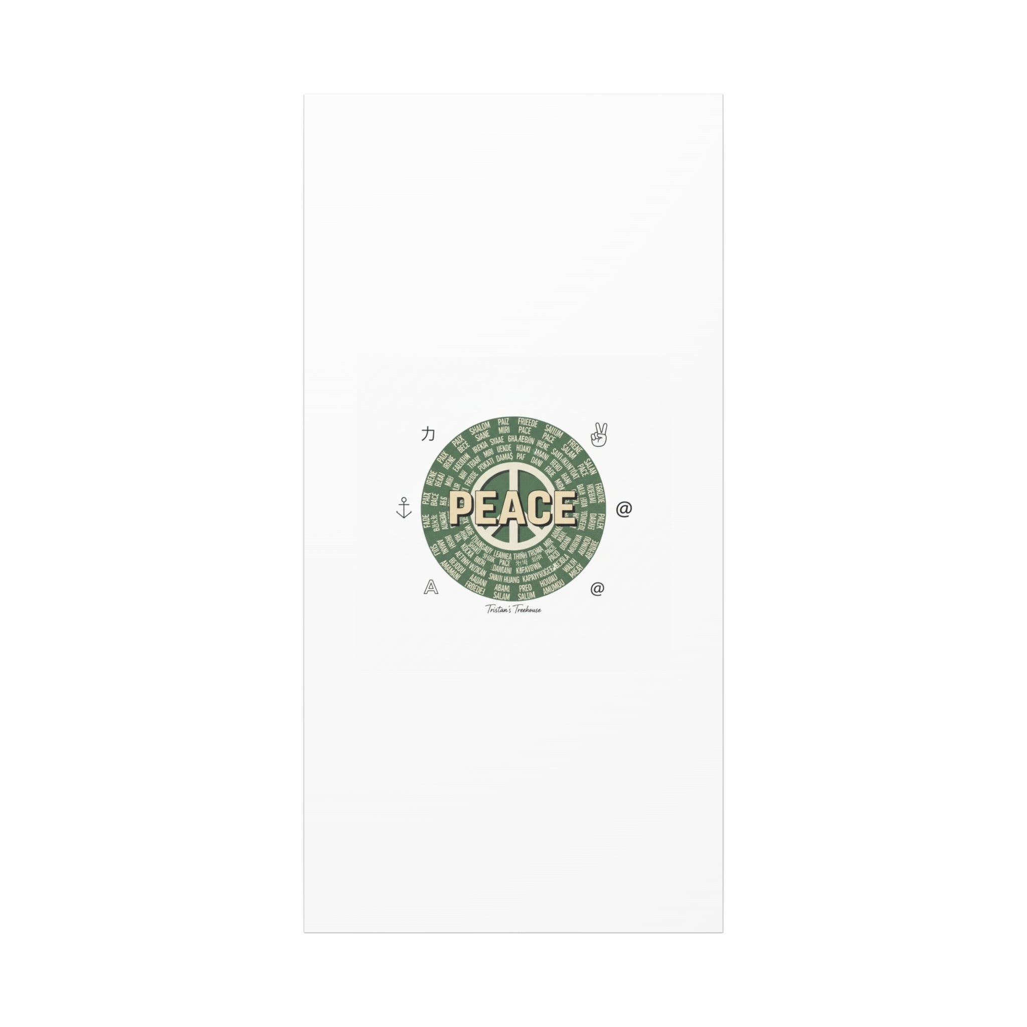 Peace doodle canvas | hand drawn sketch aesthetic, handwritten message