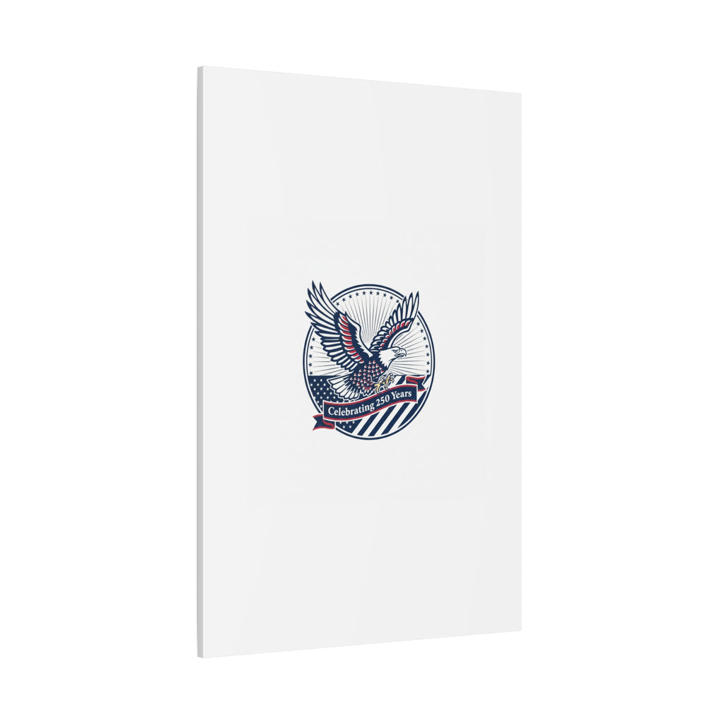 250th Anniversary Eagle Emblem Canvas | Semiquincentennial Americana