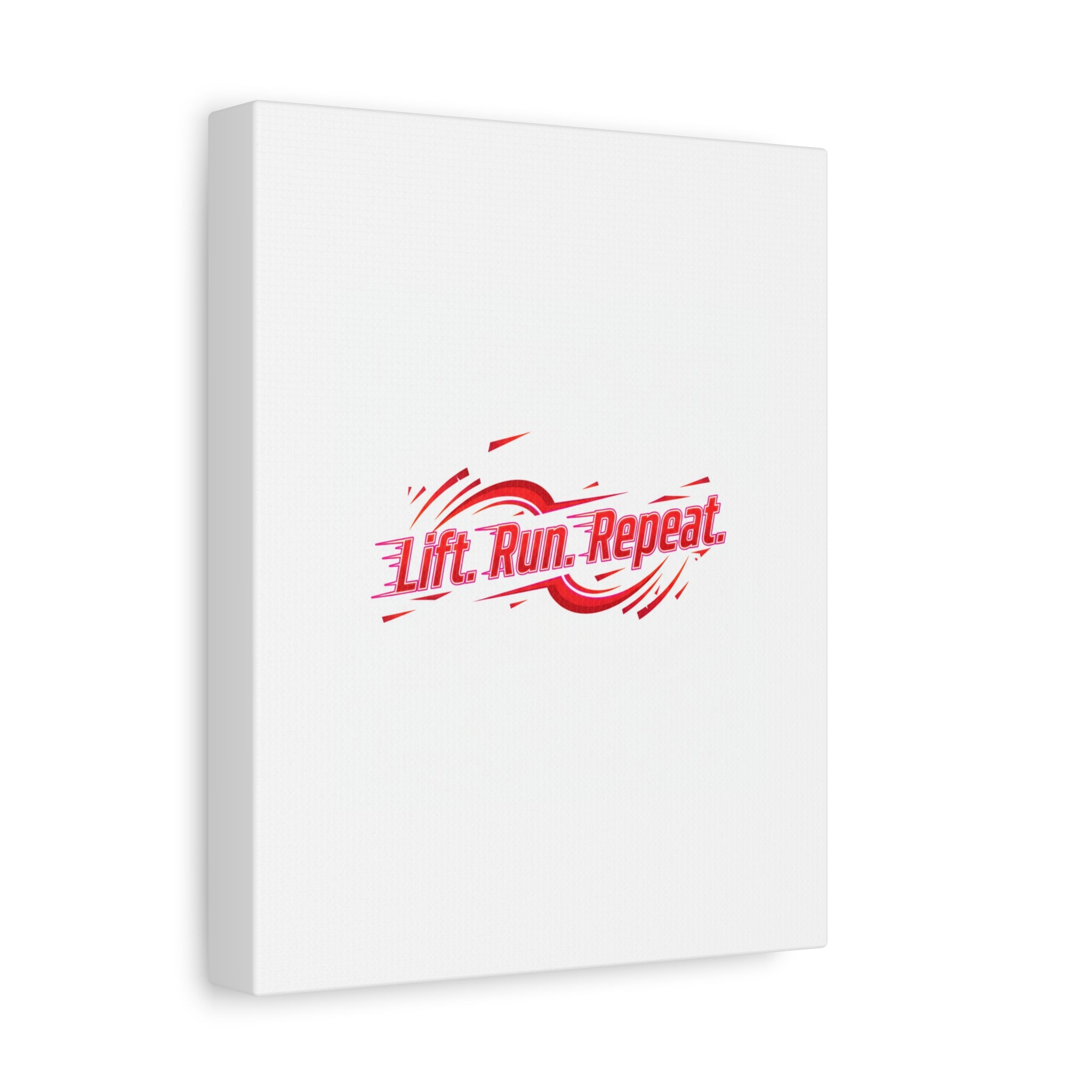 Lift Run Repeat Canvas | Fitness Wall Art, Gym Motivation