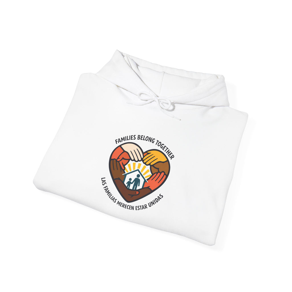 Families Belong Together Hoodie | family unity, immigrant rights solidarity