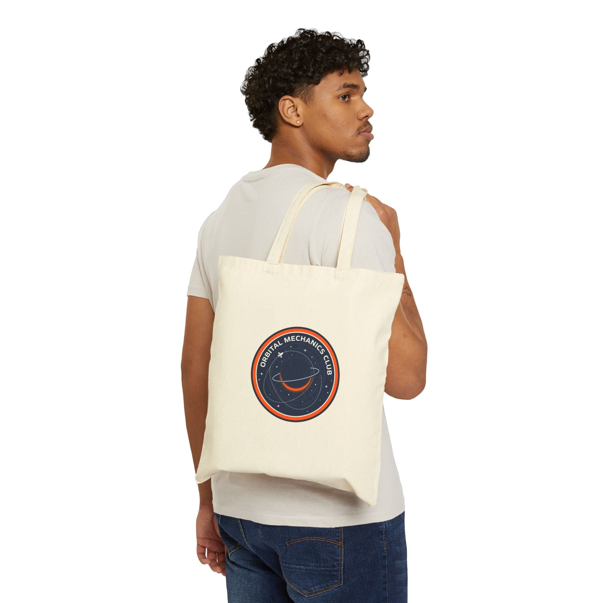 Mission Patch Rocket Tote | space astronaut, science nerd, cosmic