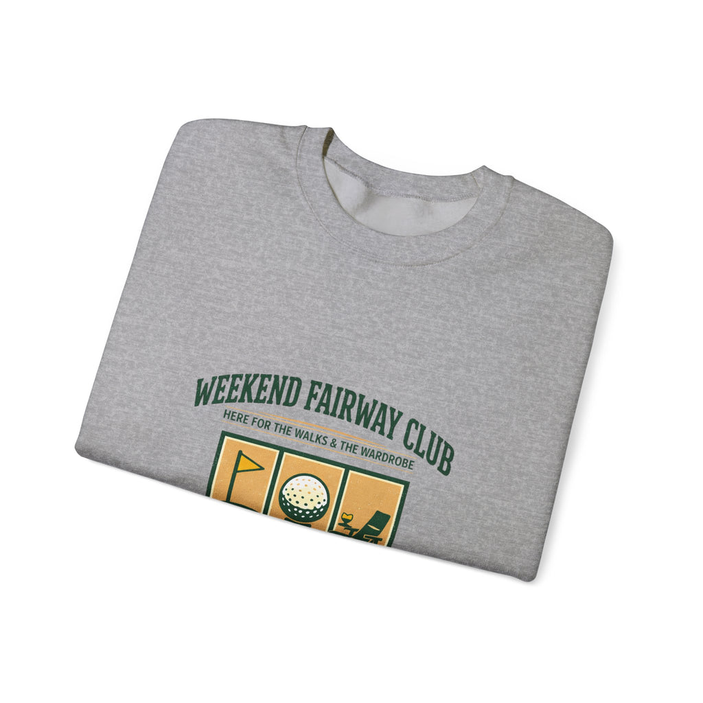 Weekend Fairway Club Crewneck – Unisex Golf Sweatshirt
