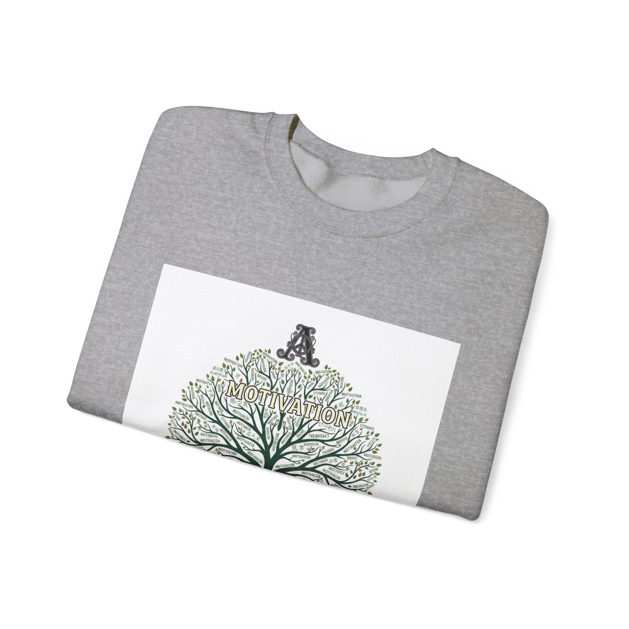 Handwritten Tree Doodle Sweatshirt | sketch aesthetic, handwritten message