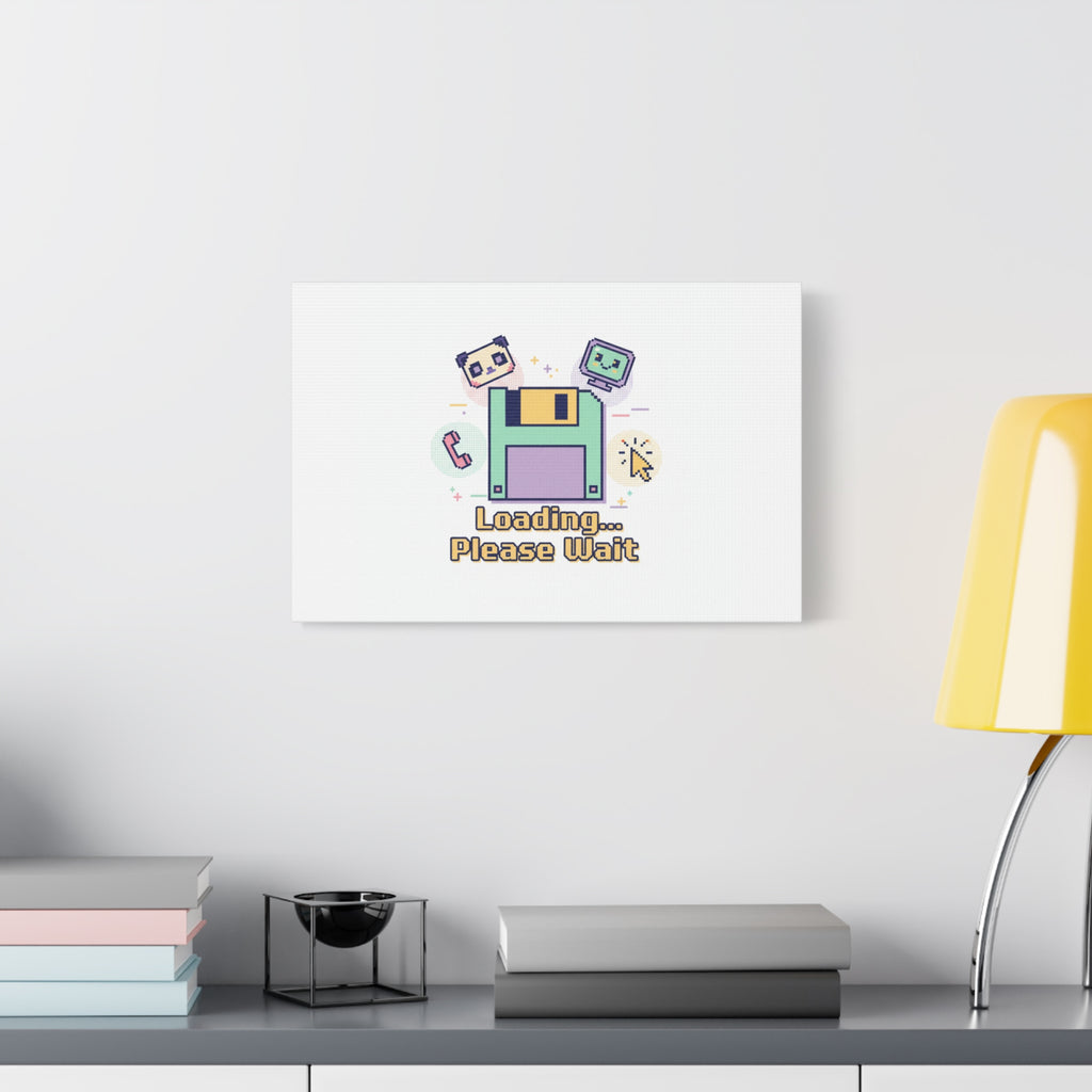 Loading Please Wait Canvas | Old Internet Aesthetic, 90s Web Nostalgia
