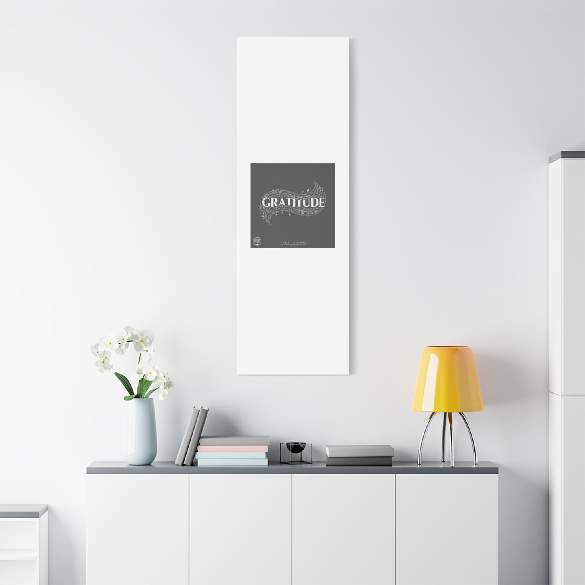 Gratitude Wall Art Matte Canvas | Tiny Treats, sweet uplifting print