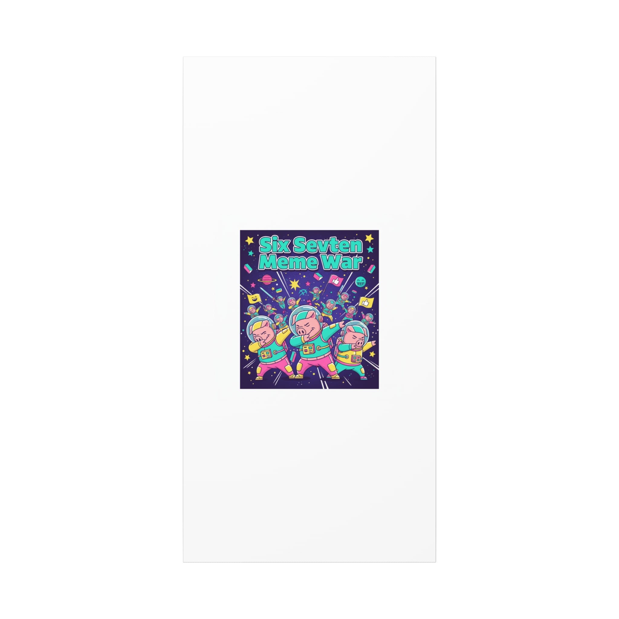 Six Sevven Meme War™ Canvas Tote | Nissspelled Edition