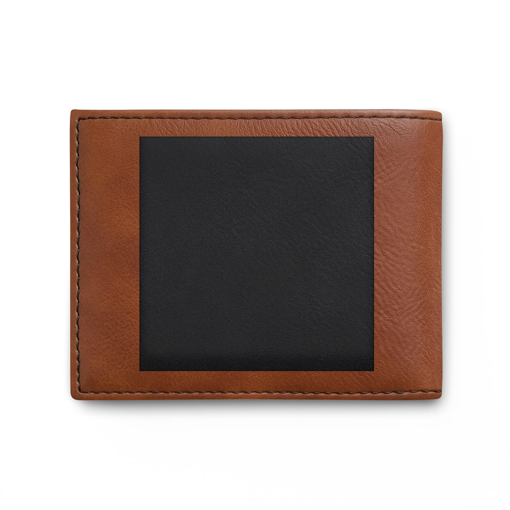 Bi-Fold Wallet — Slim Leather ID Wallet with Flip Window