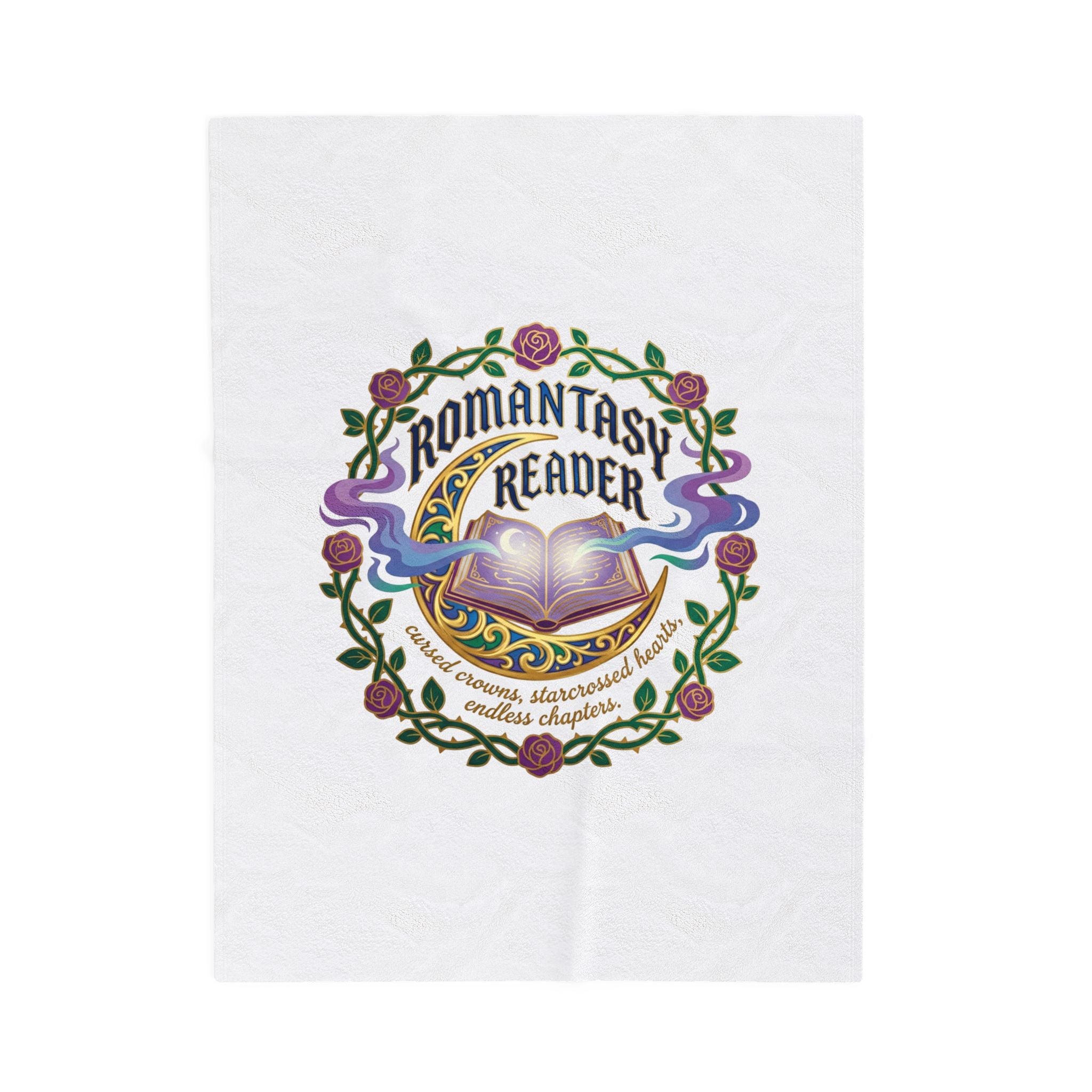 Romantasy Reader Blanket | romantasy, book lover, enchanted