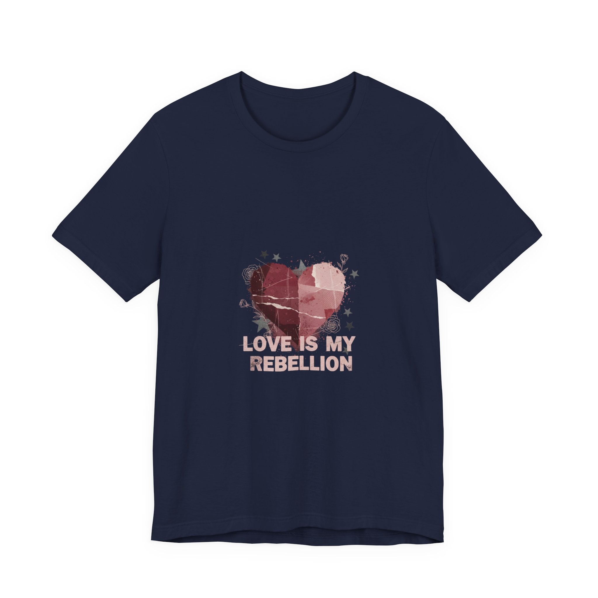 Love Is My Rebellion Tee | grunge heart shirt, distressed love tee