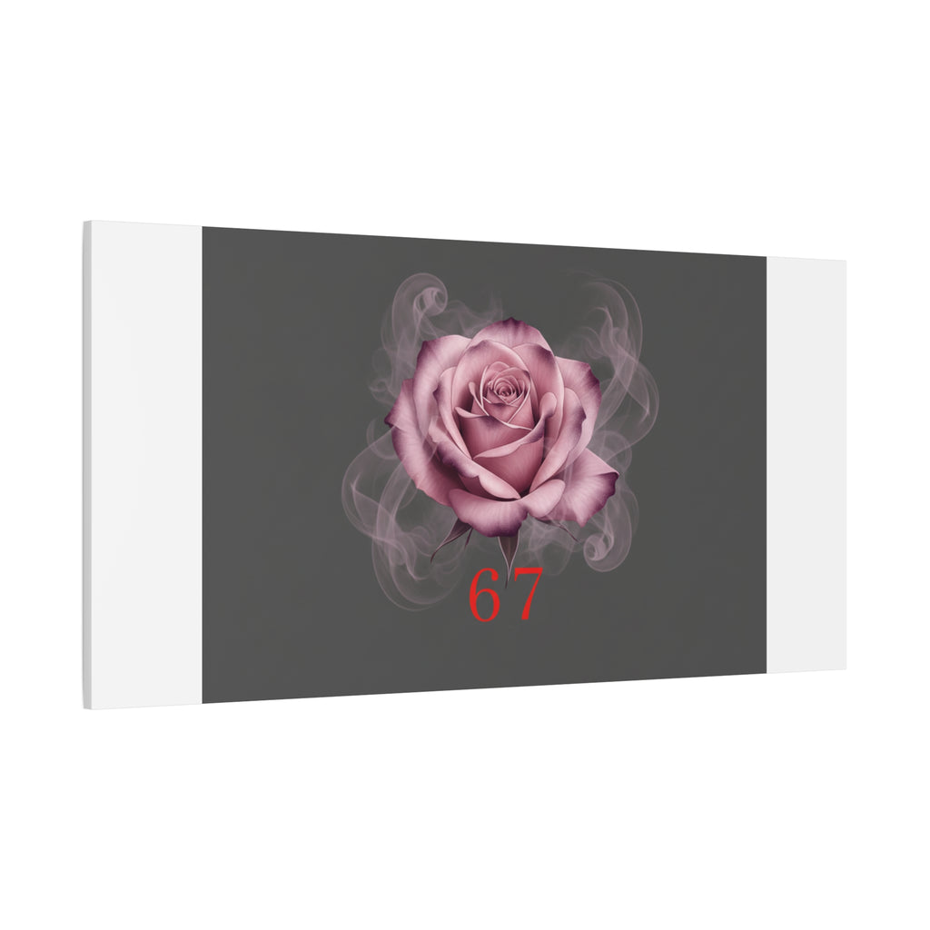 6 7 Valentine's Canvas | Viral Gothic Rose Wall Art | 6 7 Meaning Dark Romance