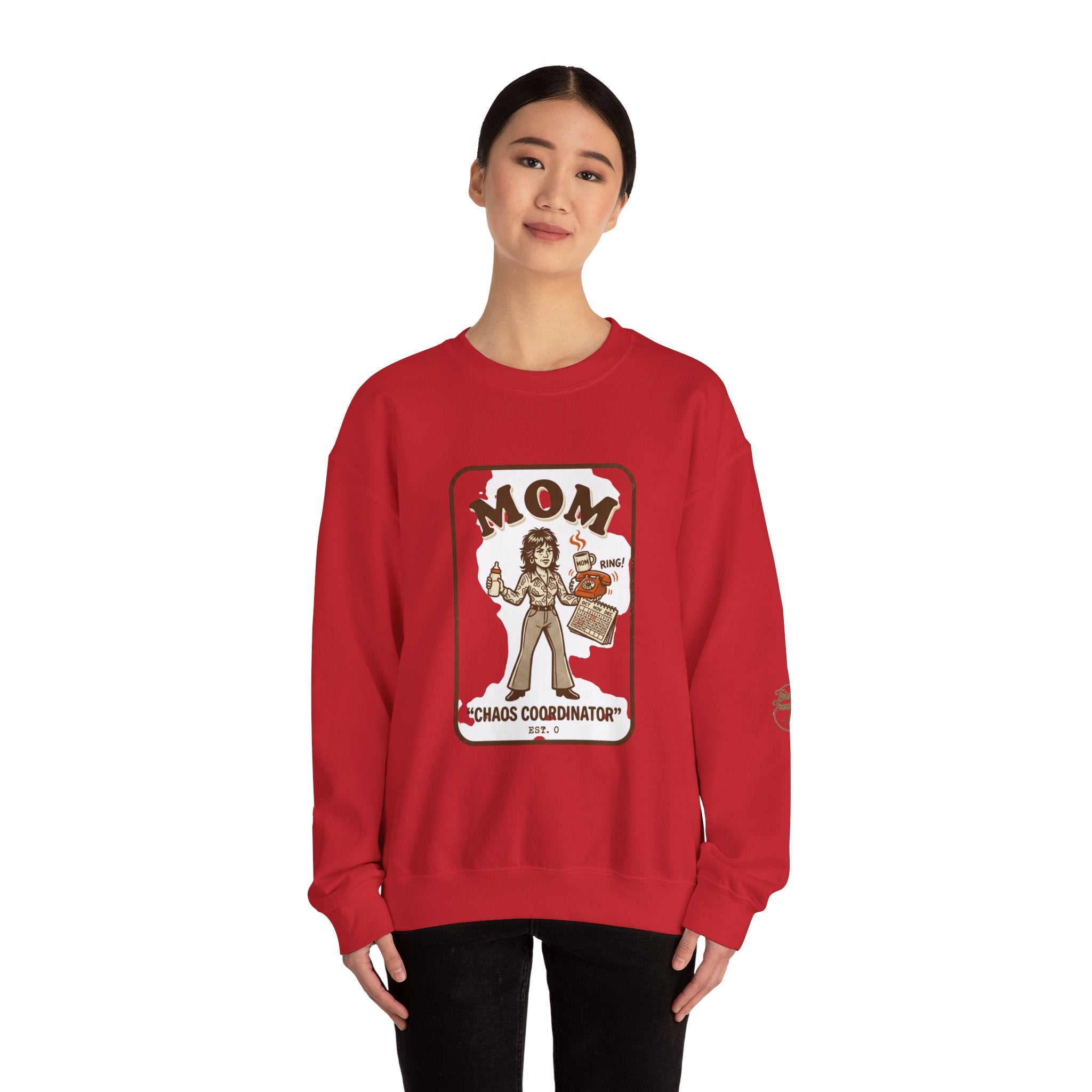 Mom 'Chaos Coordinator' Crewneck Sweatshirt
