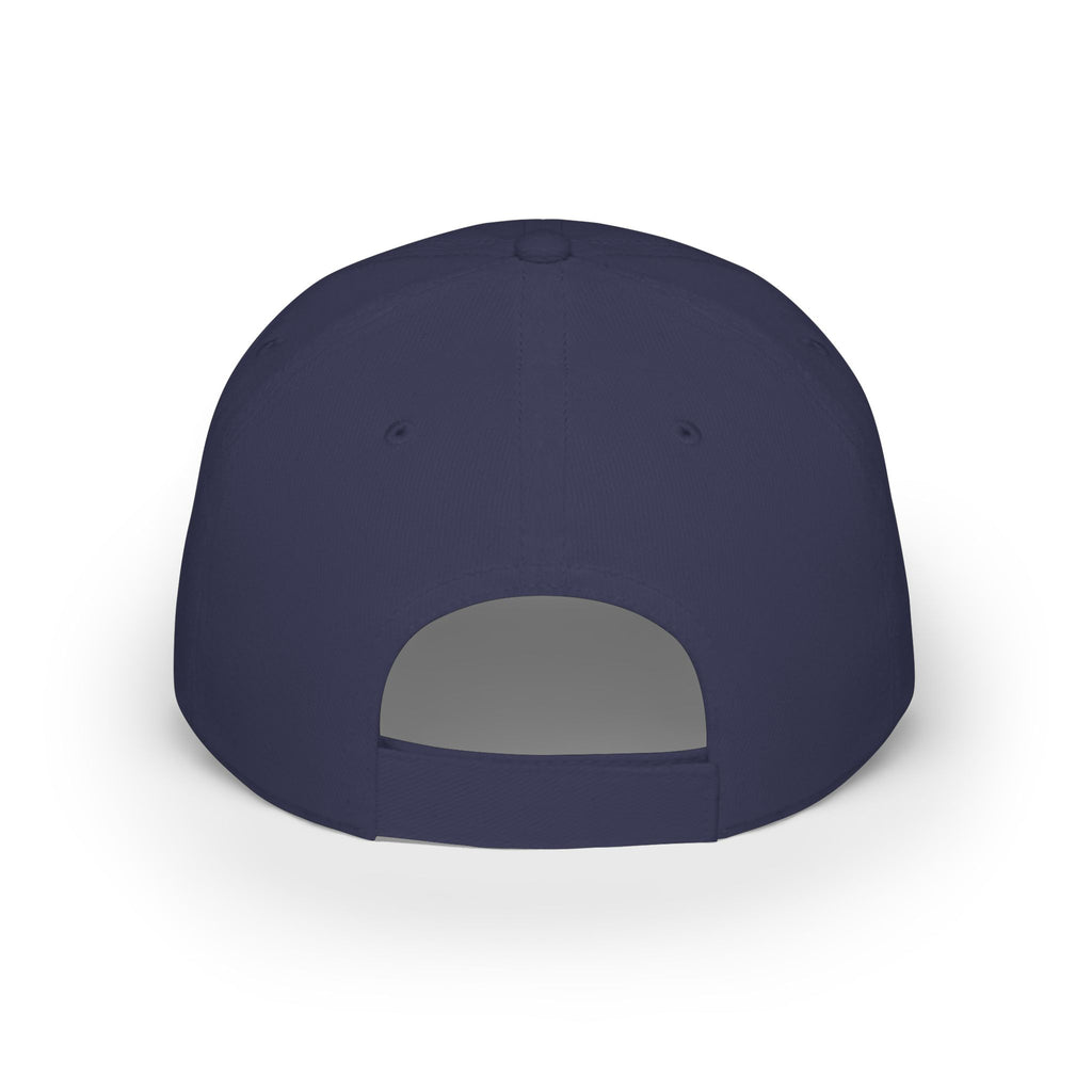 LOOK UP Patch Baseball Cap — Motivational Low-Profile Red Hat