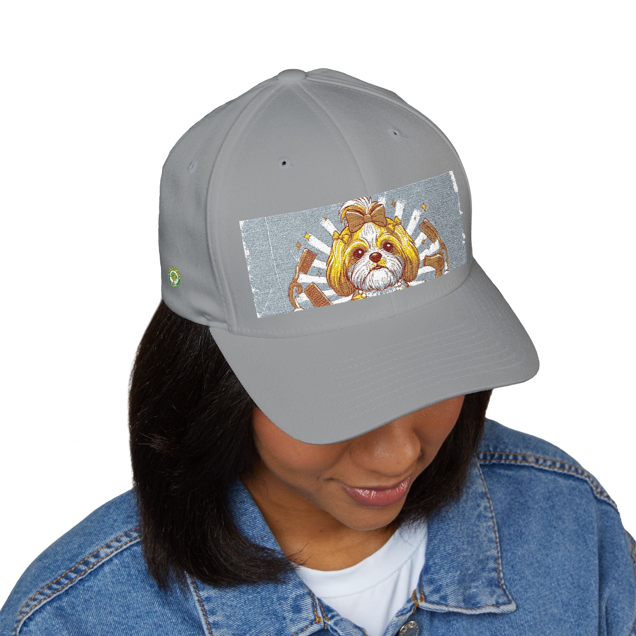 Funny Shih Tzu Relaxing Embroidered Cap