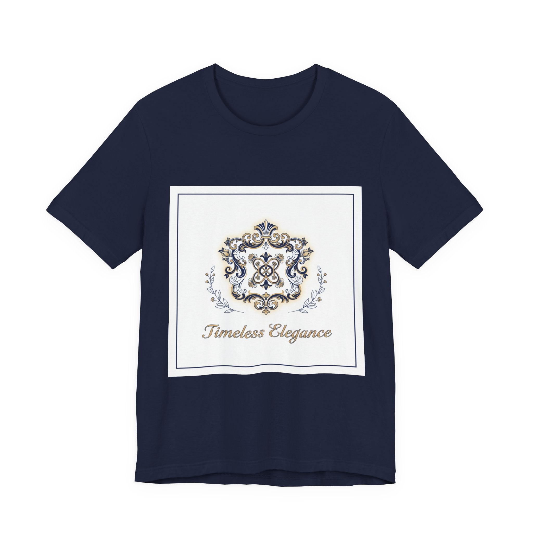 Ornate Brooch Emblem Tee | baroque print tee, vintage emblem shirt