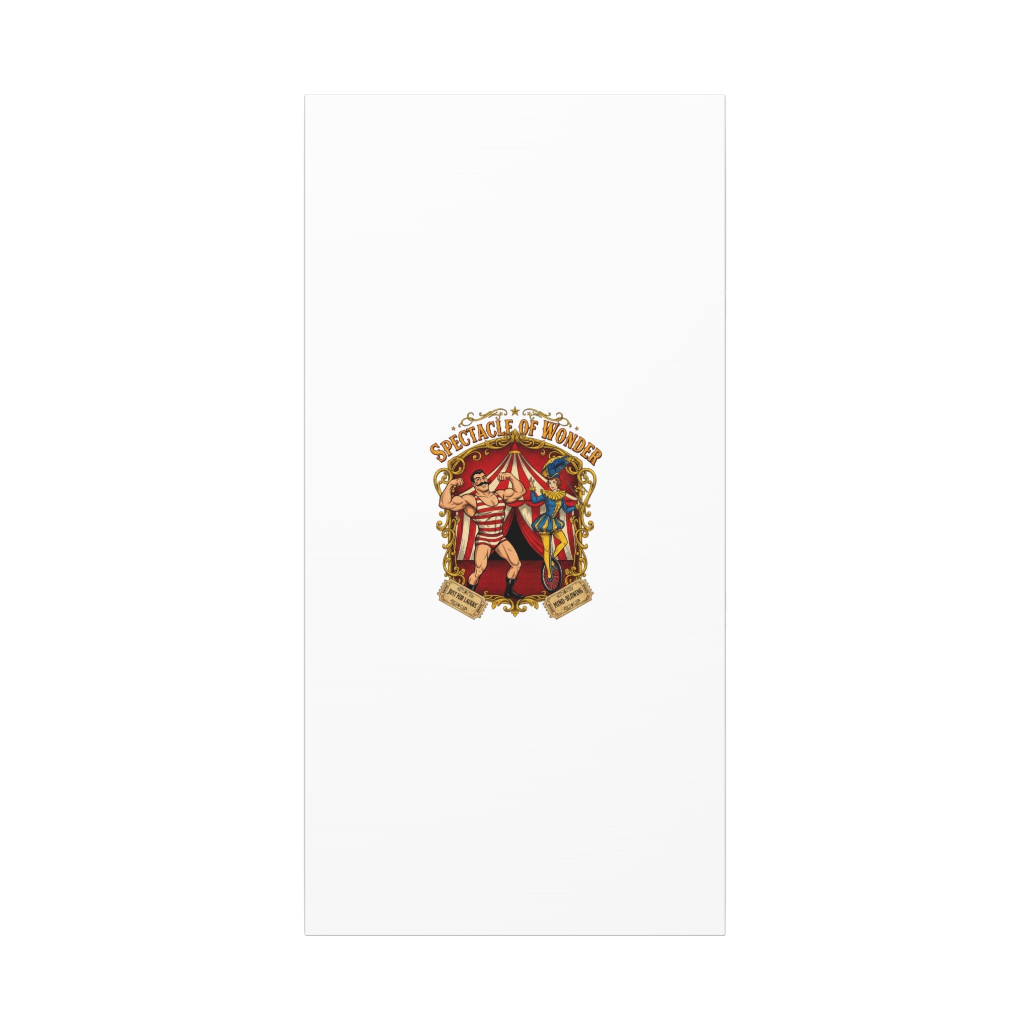 Spectacle of Wonder Circus Art Print, Canvas | Vintage Carnival Design
