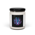 Neon Cyberpunk Skyline Candle, Soy Candle, Synthwave Cityscape