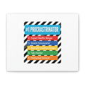 #1 Procrastinator Canvas, Rank-Style List Poster | Top-List Ranking Obsession