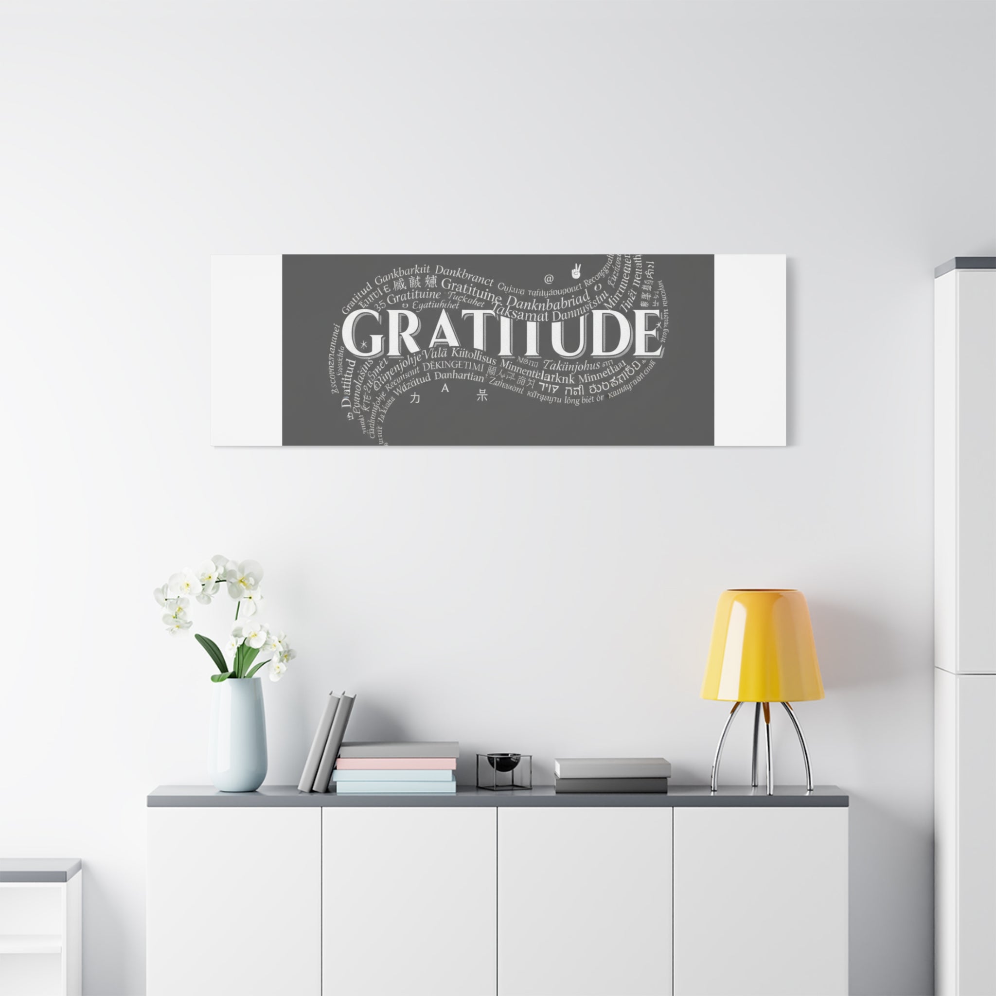Gratitude Wall Art Matte Canvas | Tiny Treats, sweet uplifting print
