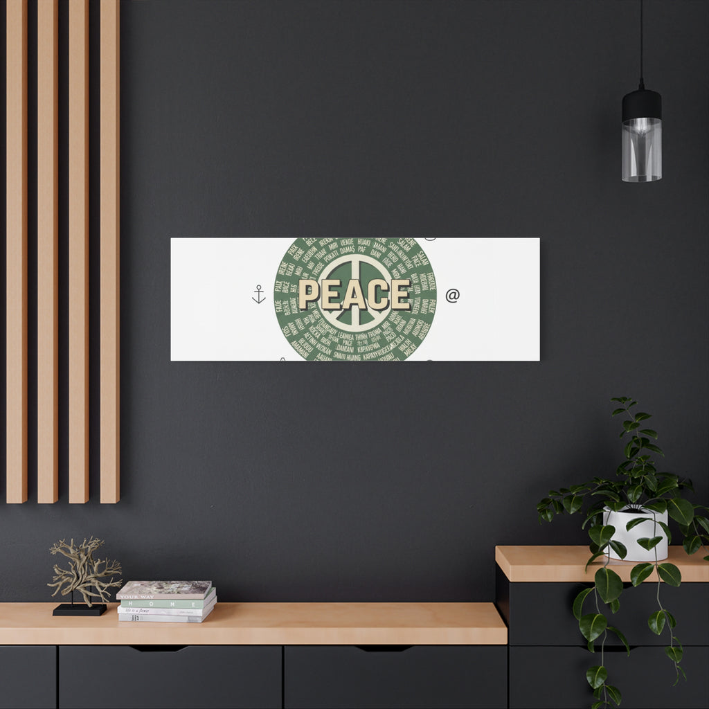 Peace doodle canvas | hand drawn sketch aesthetic, handwritten message