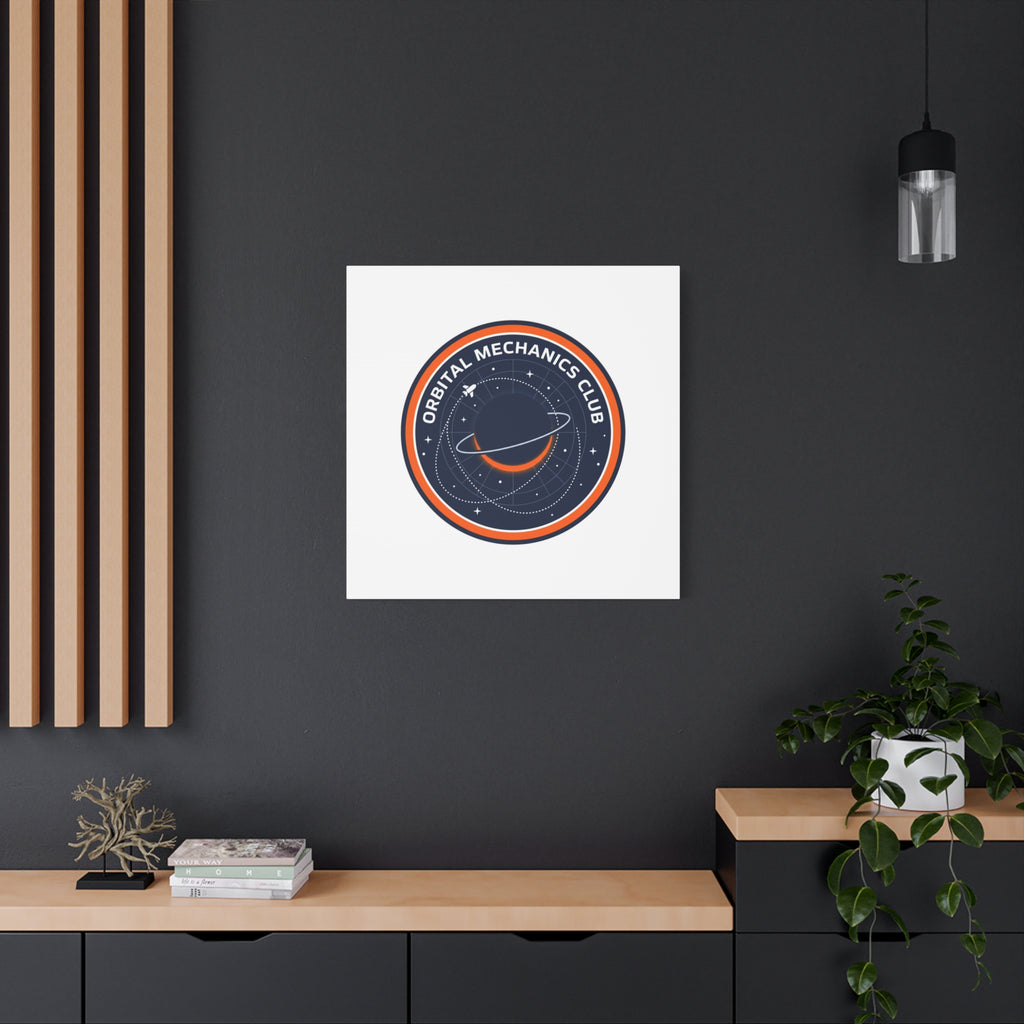 Orbital Mechanics Club Canvas | mission patch, space science