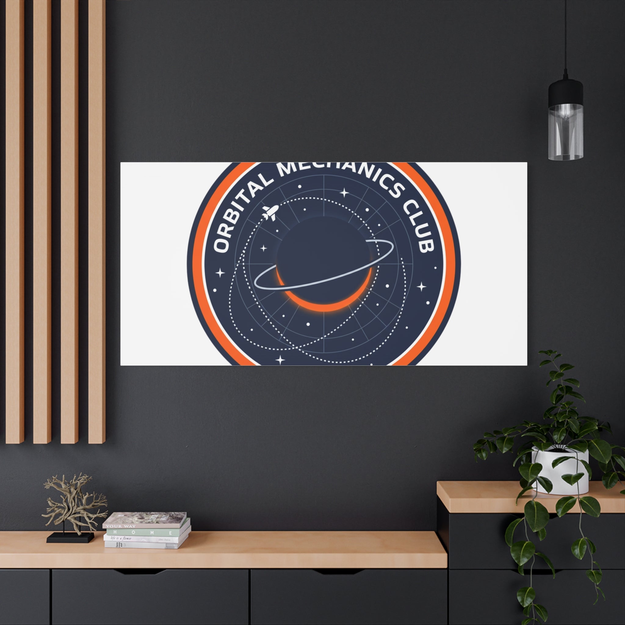 Orbital Mechanics Club Canvas | mission patch, space science