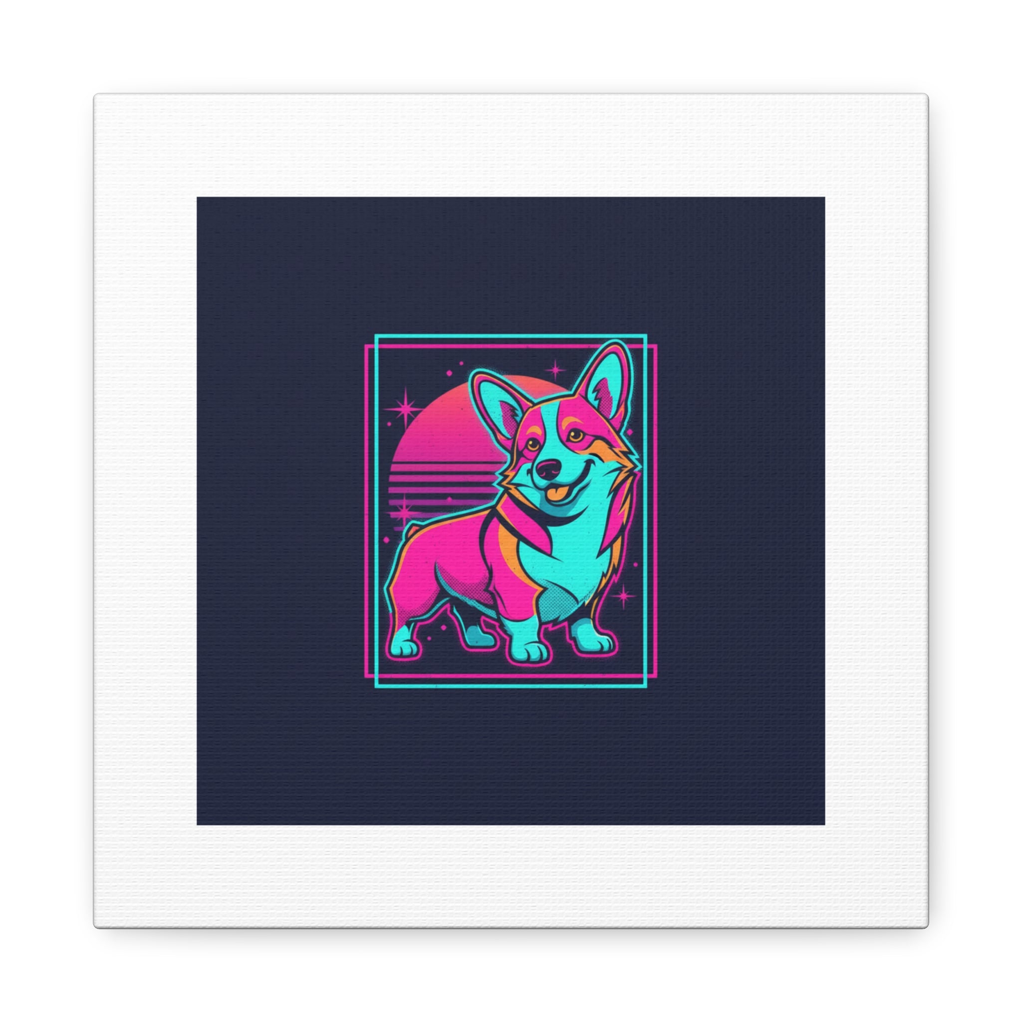 Platonic Love Corgi Canvas | Friendship Valentine, Galentine’s Wall Art